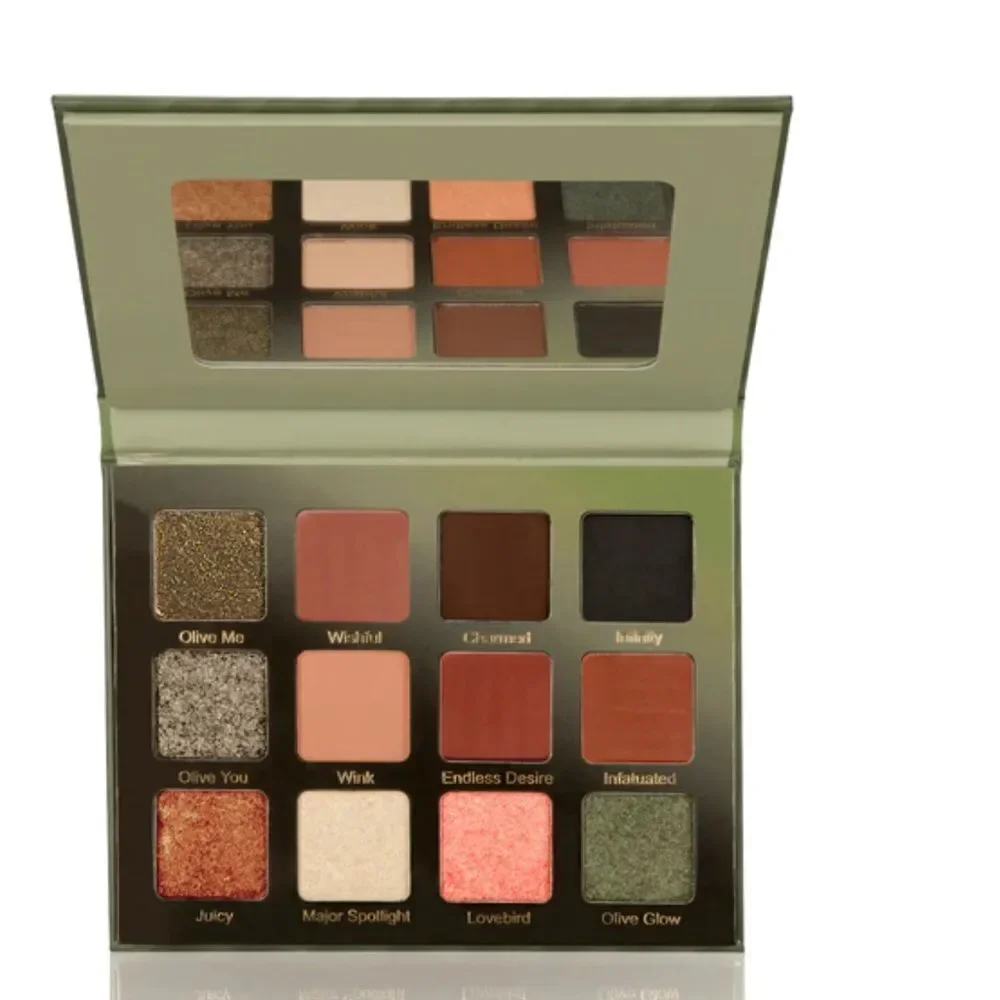 Violet Voss Olive You Forever eye shadow palette 12 shades shimmer+matte